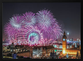 New Year Fireworks Poster