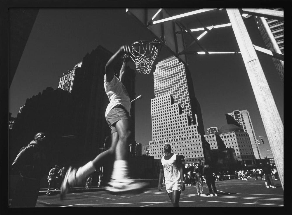 Streetball Dunking Poster