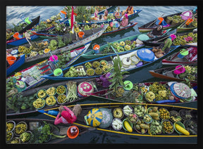 Banjarmasin Floating Market Poster