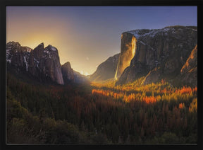 Yosemite Firefall Poster