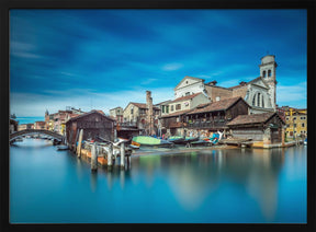 Gondola workshop in Venice Poster