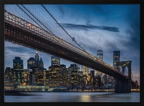 Manhattan from Dumbo Poster