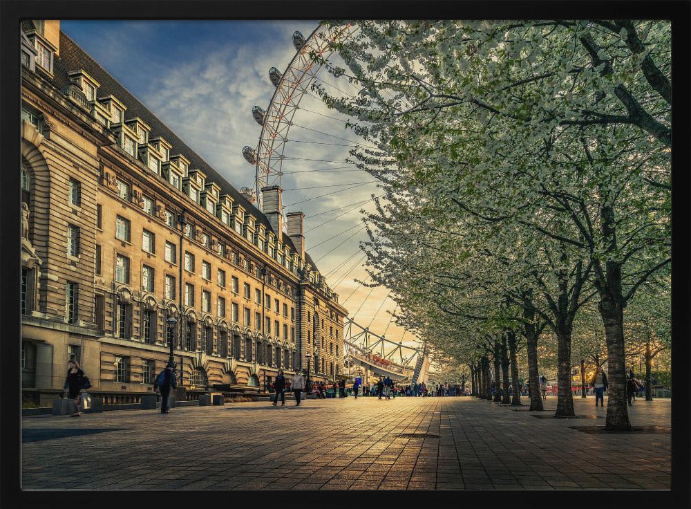 Last Daylights at the London Eye Poster