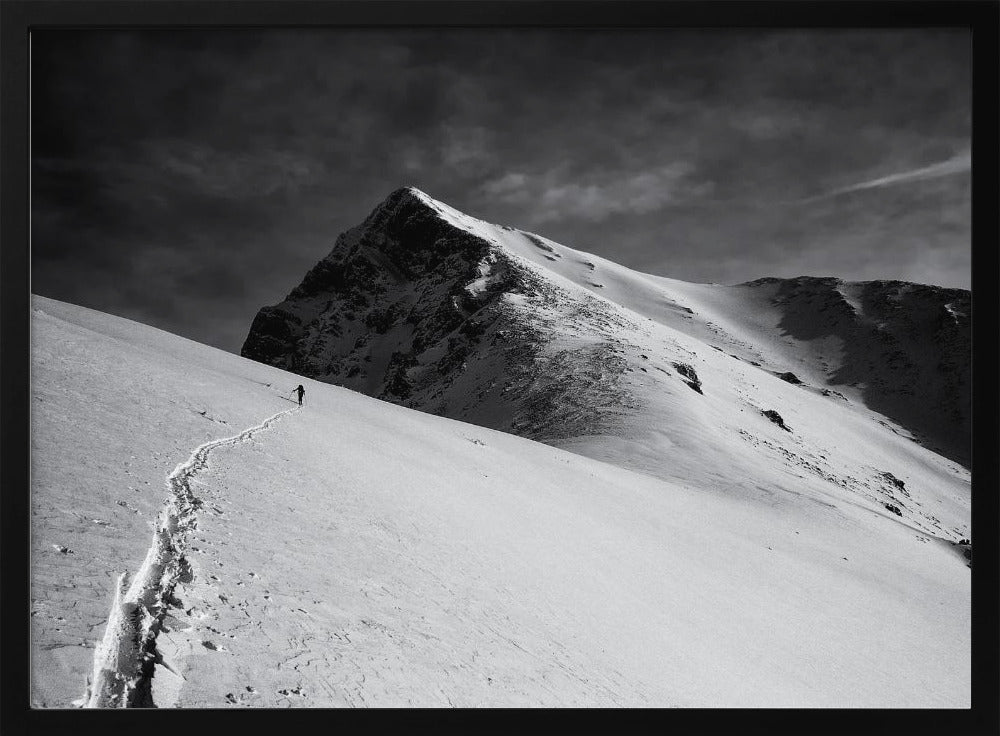 Lonely climber Poster