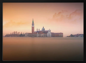 Venice pink sunrise Poster