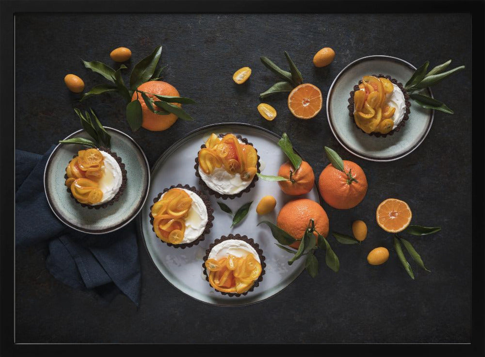 Citrus tartlets Poster