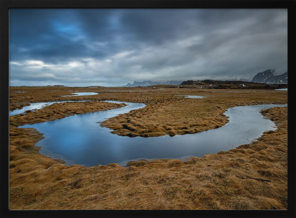 little river Lofoten Poster