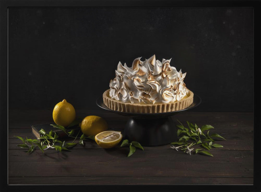 Is there too much meringue on the lemon cake? Poster