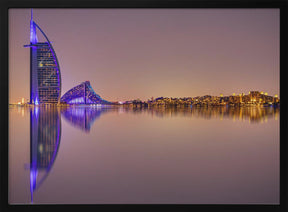 Burj Al Arab Reflections Poster