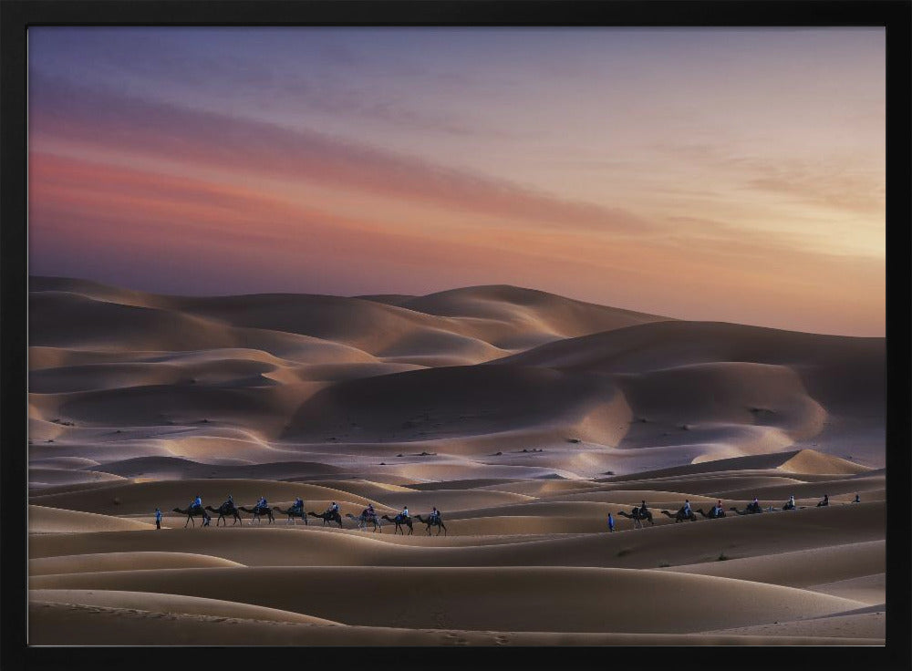 Caravan in Erg Chebbi Poster