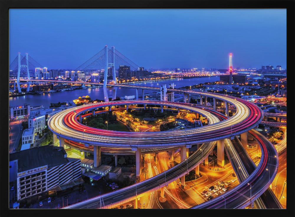 Shanghai Nanpu Bridge Poster