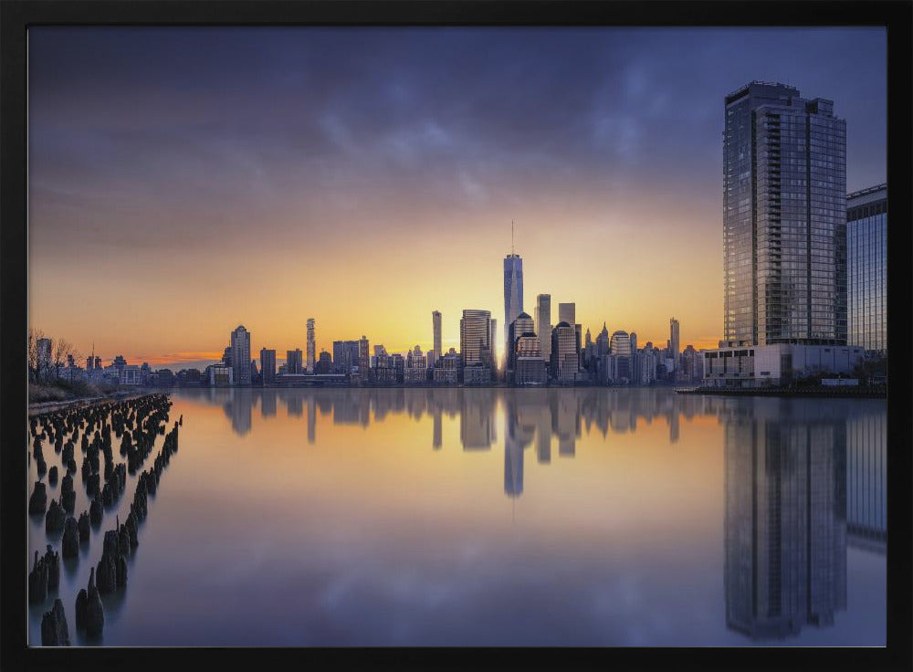 Sunset from Jersey Poster