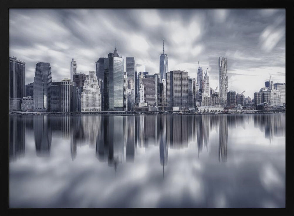 Manhattan Reflection Poster