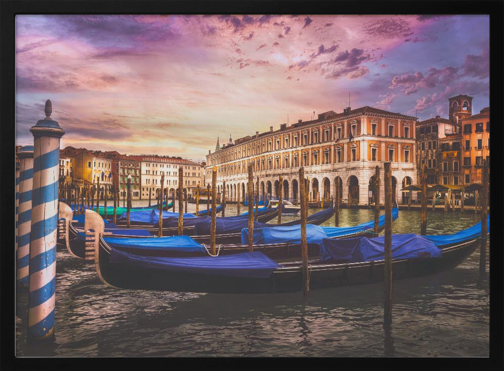 Gondolas of the Grand Canal Poster