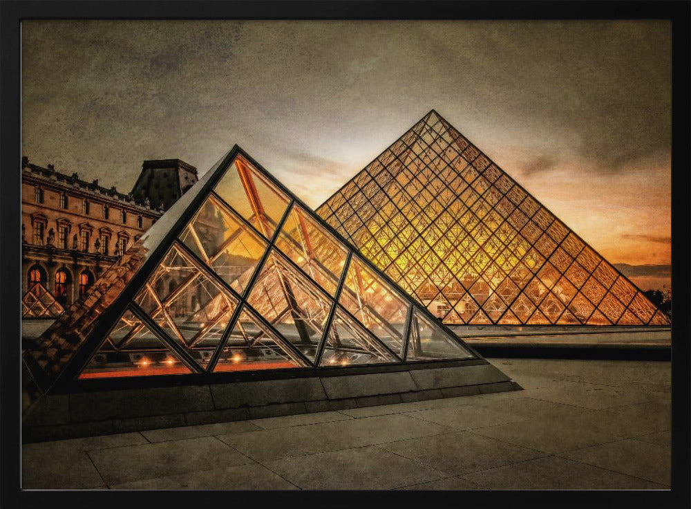 Paris Le Louvre Poster