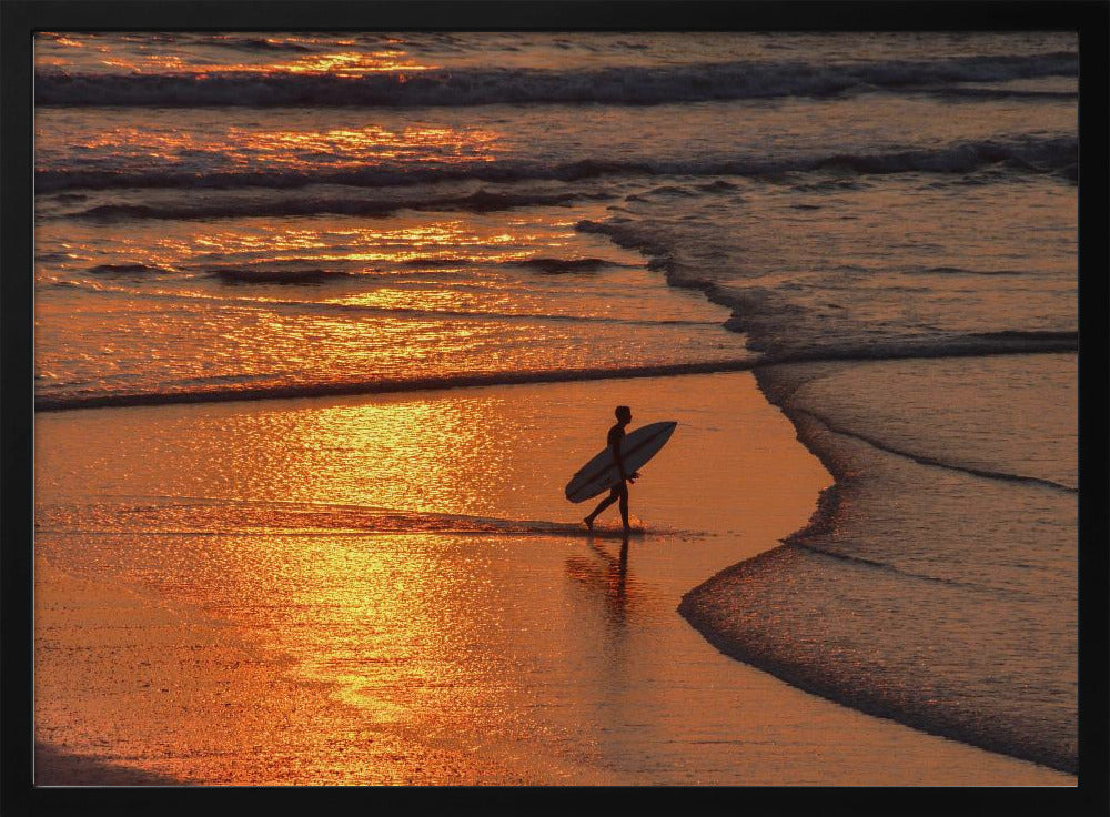 The Sunset Surfer Poster