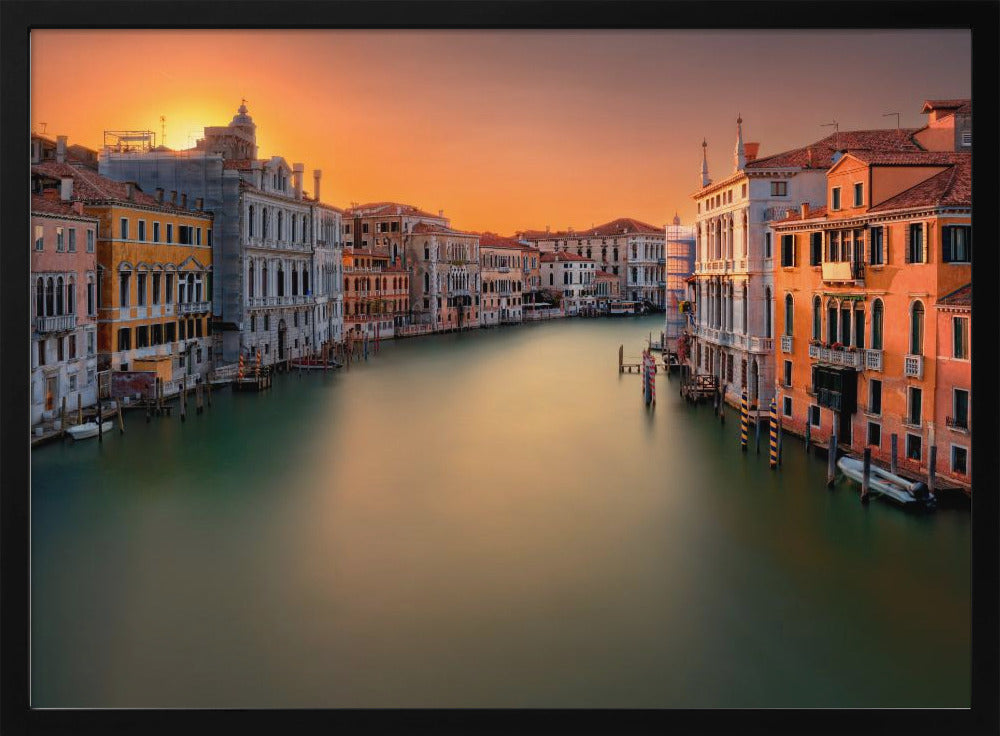 Sunset in Venice Poster