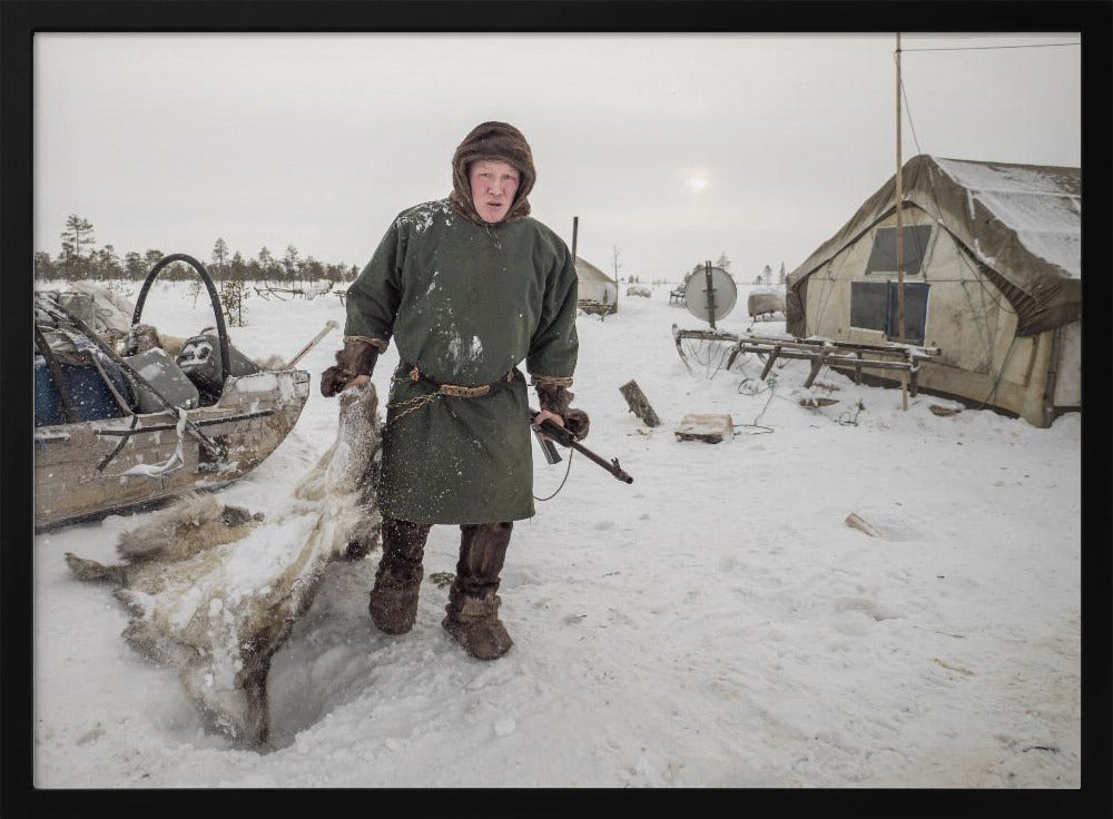 Semjon is getting ready to hunt wolves Poster