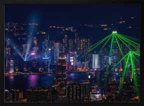 Victoria Harbour Light Show Poster