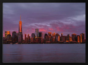 New York City Sunset Poster