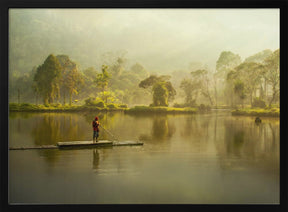 Morning at Situ Gunung Poster