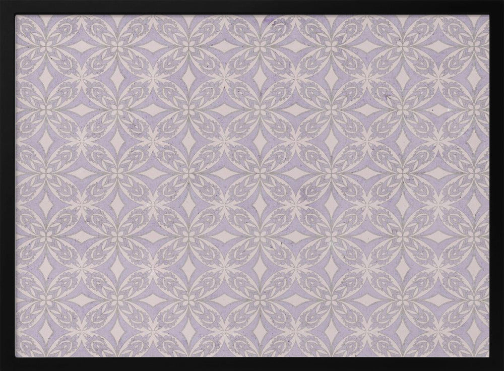 Purple Tiles Pattern Poster