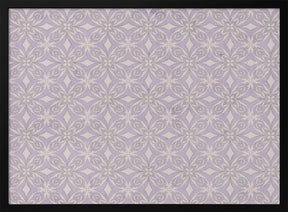 Purple Tiles Pattern Poster