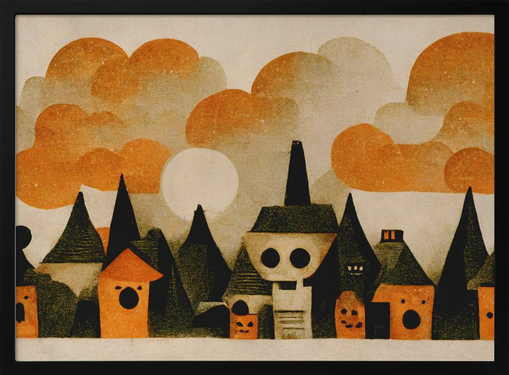 Spooky Wooky Village Poster