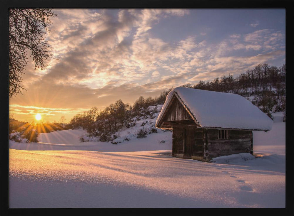 Winter fairytale Poster