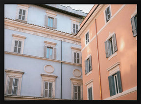 Trastevere in Lilac and Pink Poster