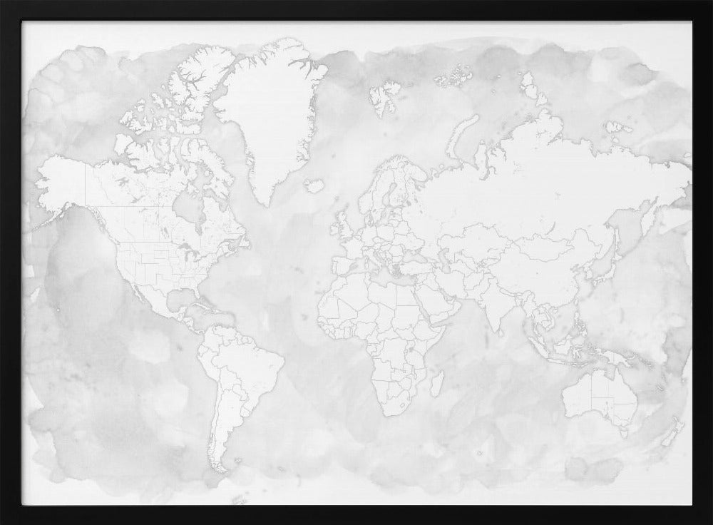 Xandi world map Poster