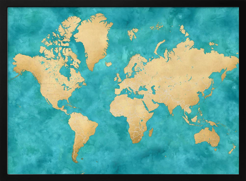 Lexy world map Poster