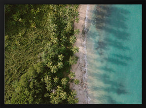 Green Beach from Above 2 Poster