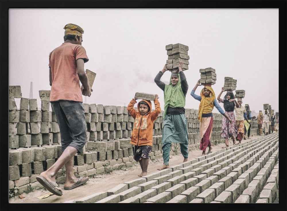 Brickyard in Dhaka Poster