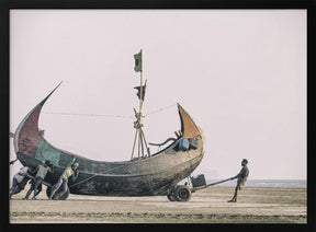 Barge Haulers on the Cox's Bazar Poster