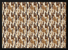 Brown Stripes Pattern Poster