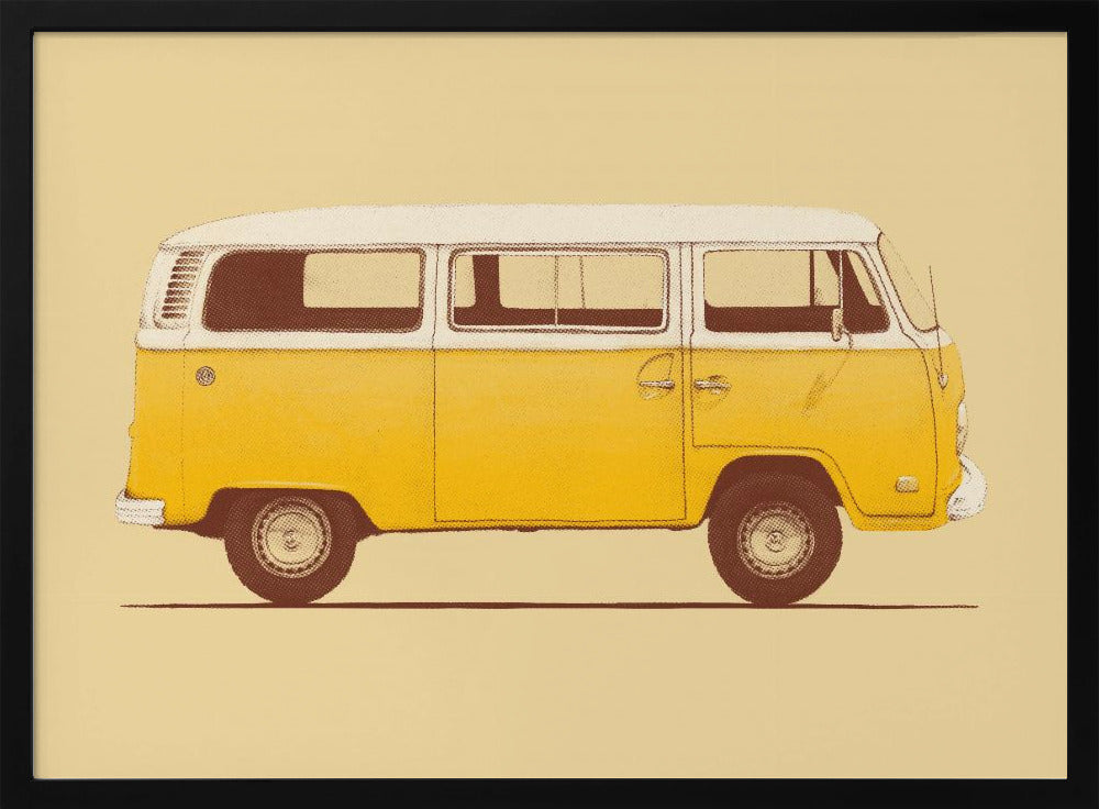 Yellow Van Poster