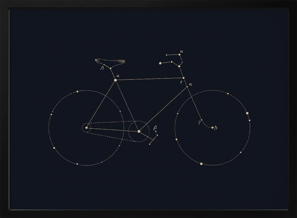 Bike Constellation Poster