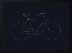 Bike Constellation Poster