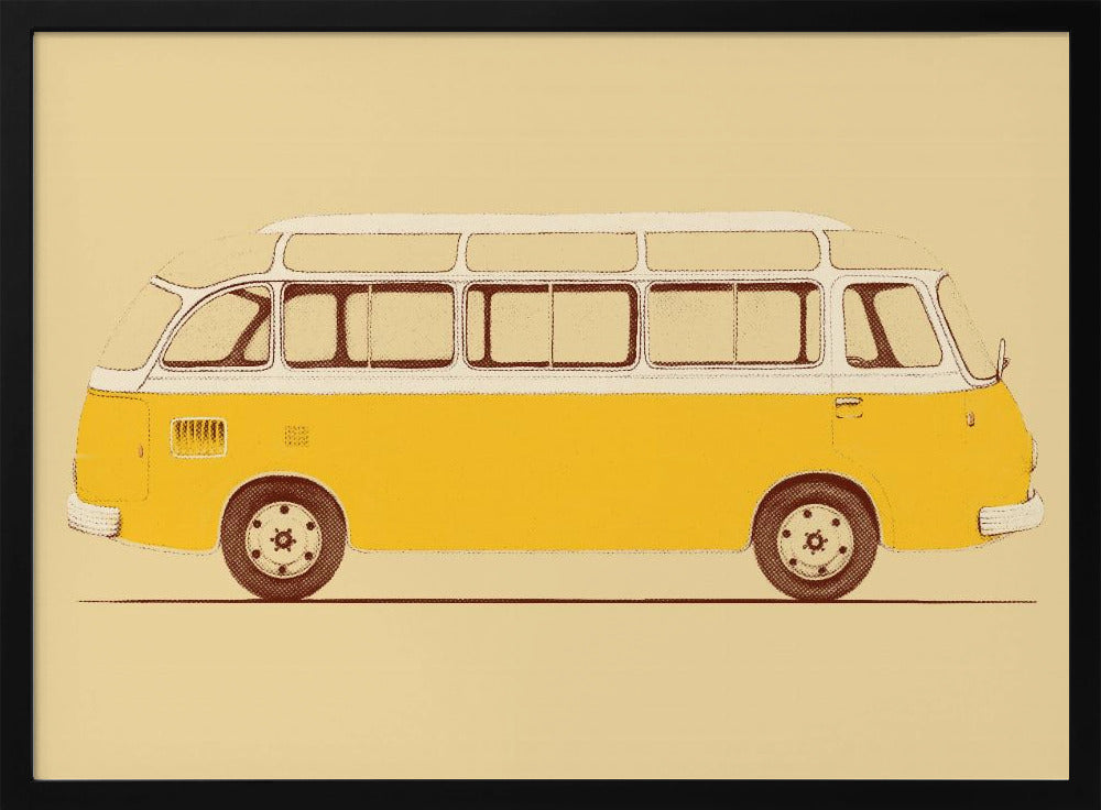 Yellow Van Poster