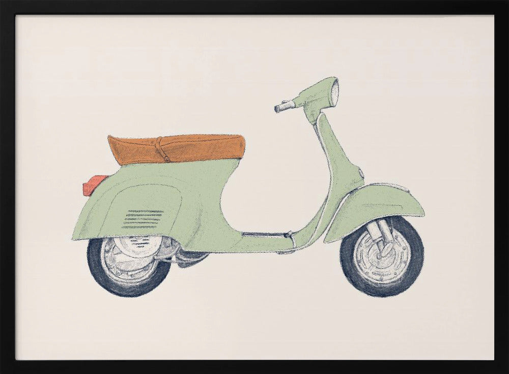 Vespa Print Poster