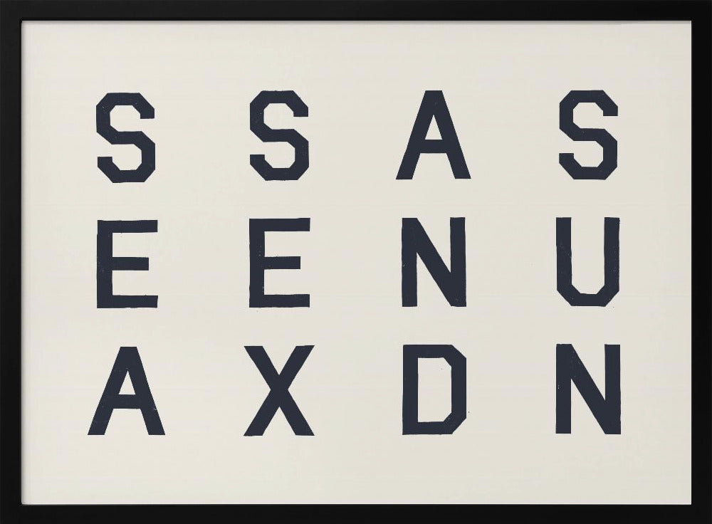 Sea Sex and Sun Print Poster