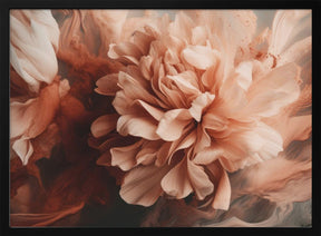 Splashed Peony Poster