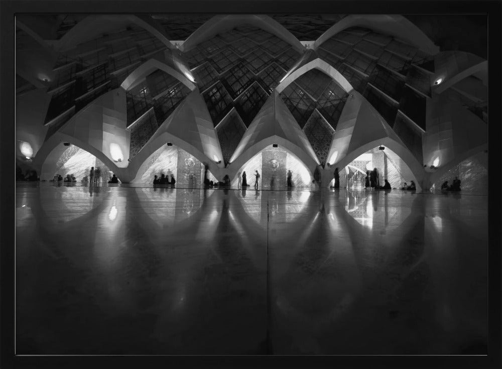 Archs of Al Jabbar Mosque Poster