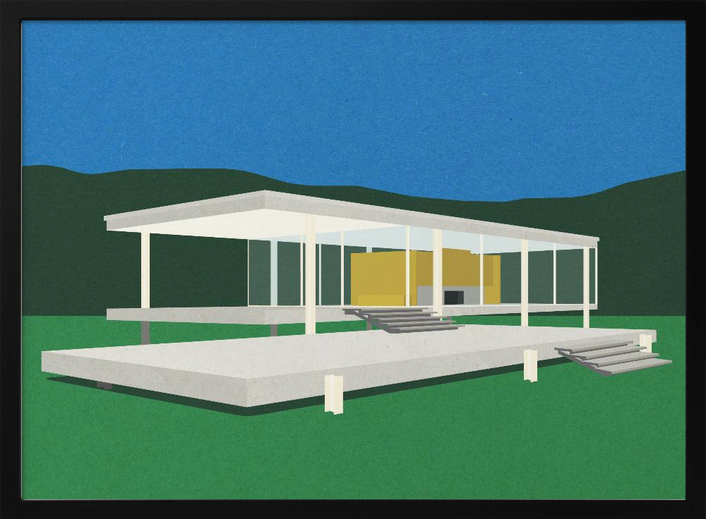 Ludwig Mies Van Der Rohe Farnsworth House Poster