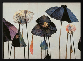 Umbrella Flowers No 1 Poster