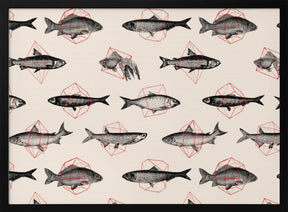 Fish In Geometrics Nº1 Poster