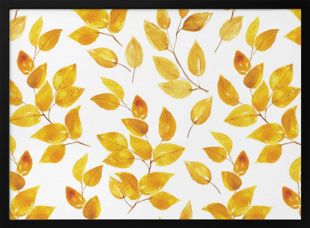 Curvy leaves Poster
