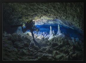 Scanning at 75 meters deep into a cave Poster