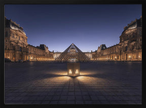 Dark Louvre Poster